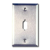 Allen Tel ATBK Stainless Steel DB Connector Faceplate